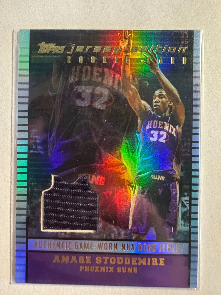 K306,077 - 2002-03 Topps Jersey Edition #JEAS Amare Stoudemire H RC - Image 1 of 1