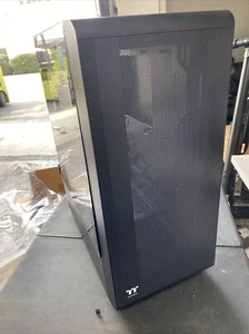 Thermaltake S200 TG Black ATX Mid Tower Tempered Glass Missing Parts - Picture 1 of 7