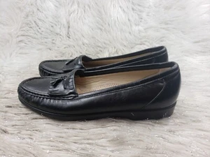 SAS Tripad Comfort Made USA schwarze Leder Kiltie Quasten Freizeitschuhe Größe 9,5 S - Bild 1 von 6