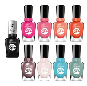 SALLY HANSEN Miracle Gel Nail Polish 14.7ml - CHOOSE - NEW ***Multibuy Saving*** - Picture 1 of 168