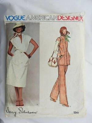 Vogue 1241 pattern Dress Tunic Pants size 8 American Designer Silverman CUT  - Image 1 of 2