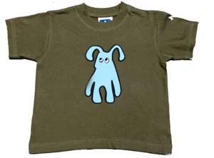 Camiseta de Bebé Kalle Fux Hecho a Mano Camisa Infantil Niños Caqui Perro Talla - Imagen 1 de 4