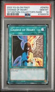 Change of Heart PSA 10 - RA01-EN050 - Collector's Rare - Yugioh Graded - Bild 1 von 2