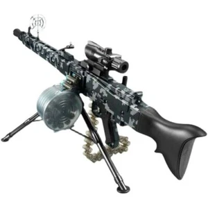 Lehui MG3 Machine Gun Electric Dart Blaster - 3 Fire Modes and Goggles Included