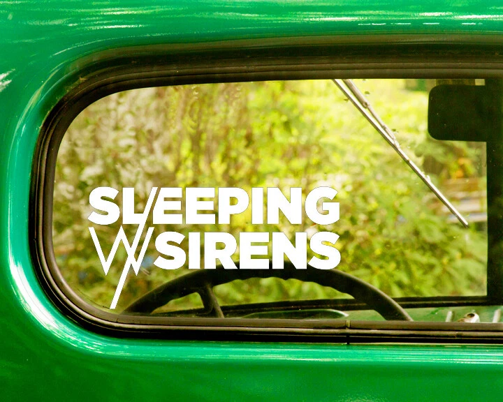 THE DECAL AND STICKER MAFIA 2 SLEEPING WITH SIRENS BAND DECALs Stickers Bogo For Car Truck Window Bumper