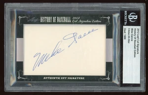 2012 Leaf Cut Signature History of Baseball Mike Garcia Auto - Picture 1 of 2