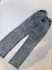 Wonder Nation Boys Jeans Size 14 Husky Slim Acid Wash Elastic Waist - Picture 1 of 8