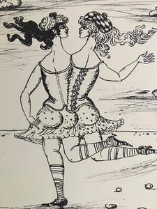 Bele Bachem: Erotische signierte nummerierte Orig. Lithographie Miederliches 2 - Bild 1 von 3