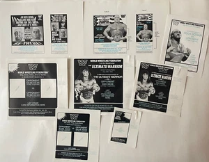 RARE 80s 90s Vintage WWF Marketing Promoting Behind the Scenes Materials Lot #5 - Picture 1 of 6