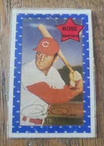 Pete Rose 1971 Kelloggs Baseball 3D Corn Flakes Box Hand Cut Very RARE Low Grade
