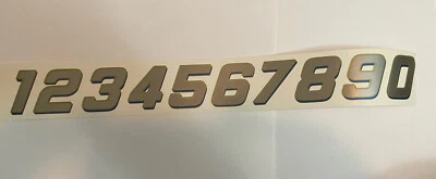 Descuento - Plata con contorno amarillento sombra negra #0,1-9 R/c caja L2 vinilo Foto 1 de 4