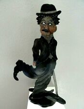 Brand Iron Charlie Chaplin Too Original Metal Sculpture  - local CO pickup only