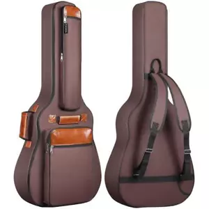 Guitar Bag 40 41 42 In 6 Pockets Guitar Case Water Resistent Oxford Cloth 0.5... - Picture 1 of 8