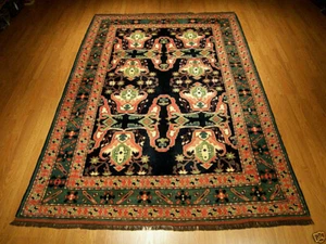 6.5 x 10  FT Handmade Fine Quality Kazak Rug Vegetable Dyes Hand Spun Soft Wool  - Picture 1 of 10