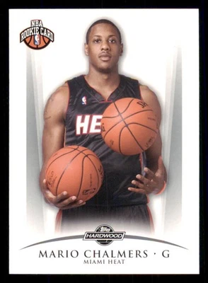 2008-09 Topps Hardwood #124 Mario Chalmers 2 Balls RC /2009 - Image 1 of 2