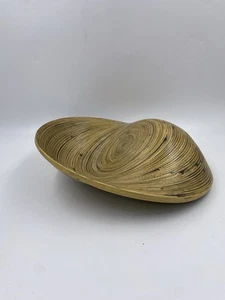 Bambus Obstschale Handarbeit Schneckenschale - Bild 1 von 9