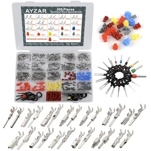 500Pcs Connector Terminal Pin Wire Harness Pins Automotive Auto Car Electrical C - Picture 1 of 8