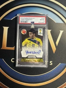 James Rodriguez - 2014 Panini Prizm World Cup Signatures - PSA 8 - Colombia - Picture 1 of 2