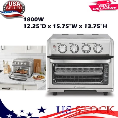 Freidora de Aire Horno Tostador con Grill, 8-1 Horno Freidora de Aire con Hornear, Acero Inoxidable Foto 1 de 4