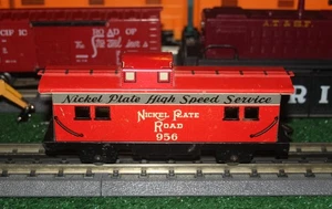 MARX Tin Nickel Plate Road Caboose -7 Inch - Tab & Slot Coupler - AS IS - Picture 1 of 4
