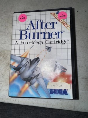 After Burner (Sega Master System, 1988) CIB Complete w/Manual Tested - US Seller - Image 1 of 2