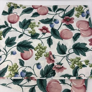 Waverly Window Valance Fruit Flowers ORCHARD TRAIL Southern Charm 15X75 Altered - Picture 1 of 9