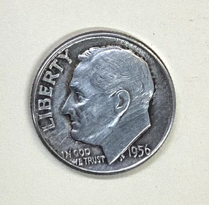 1956 Roosevelt Dime - XF - Picture 1 of 2