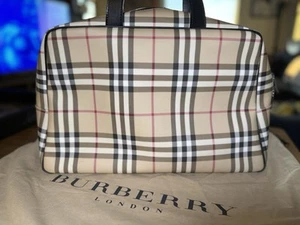 Burberry London Bowler Bag in the Classic Nova Check Pattern - Picture 1 of 7