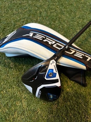 Cobra AEROJET MAX Fairway Wood 7W 21,5° Tour AD 6S S Flex con copricapo spedizione gratuita - Immagine 1 di 4