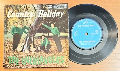 THE OVERLANDERS "Country Holiday" New Zealand 1960s 7" HMV EP Country 7EGM 6068 - Bild 1 von 2