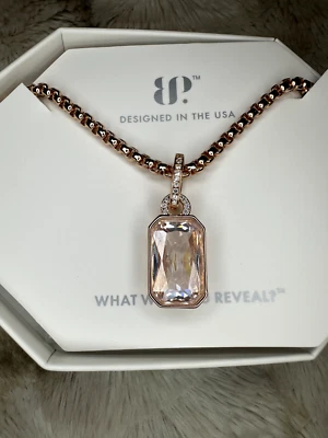 Collar Bomb Party "Una declaración de muchos" diamante circonita cúbica en oro rosa NK32650 Foto 1 de 3