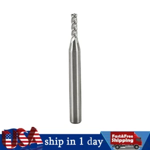 1 Pack HSS CNC 4 Flute End Mill Cutter Milling Machine Cutter Bit 1/4in 1/8in US - Picture 1 of 6