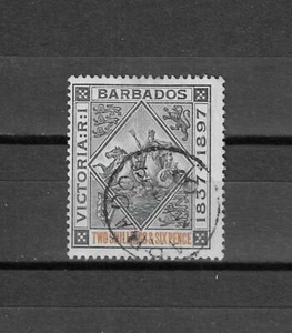 BARBADOS 1897/98 SG 124 USED - Picture 1 of 1