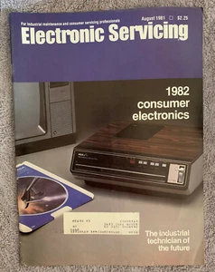 Elektronische Wartung August 1981, Zukunftstechniker, 1982 Unterhaltungselektronik, etc. - Bild 1 von 1
