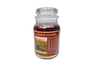 Yankee Candle Warm Tabacco Barattolo Grande 22 oz Etichetta Bianca NUOVO - Foto 1 di 9