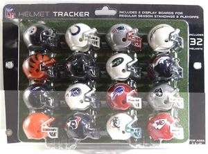 Riddell NFL Logo Football Helmet Tracker - 32 Teams 2010 Season - NEW SEALED - Bild 1 von 2