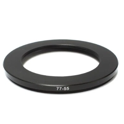 77mm to 55mm Step-Down Lens Filter Ring Adapter - Image 1 of 4