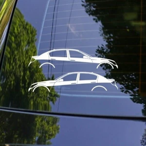 2X Car Silhouette Decal Stickers for Infiniti G37 Sedan USDM - Picture 1 of 3