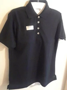 Century Place Eco-Friendly Polo NWT Unisex Black XS Sport Shirt Work Gear - Picture 1 of 9