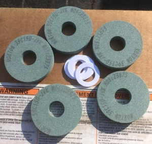 5: Norton 39C150-JVK 2” x .330 x 5/8 Silicone Carbide Tool Post Grinder Wheel - Picture 1 of 12