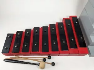 Rhythm Band 9 Note Pentatonic Resonator Bell Set Xylophone Glockenspiel - Picture 1 of 5