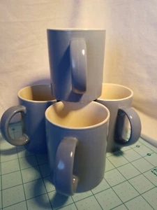 Stonewear Japón - Juego de 4 tazas de café - Exterior azul e interior blanco, usadas - Imagen 1 de 12