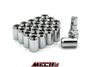 20 RADMUTTERN AUTO STAHL Radmuttern SLIM JDM M12x1,5 20mm Chrom 32mm M12 1,50 - Bild 1 von 4