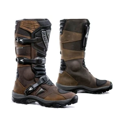 2022 Forma Adventure Adulto Motocross MX Enduro Off Road Botas de Moto - Marrón - Imagen 1 de 2