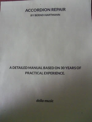 REPARACIÓN ACORDEÓN POR BERND HARTMANN - MANUAL DETALLADO MANUAL DE REFERENCIA LIBRO NUEVO EN STOCK Foto 1 de 4