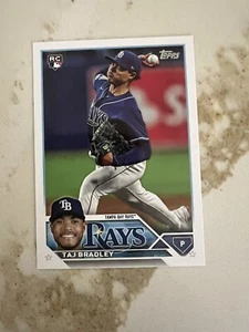 Taj Bradley Tampa Bay Rays 2023 Topps Update Rookie Card RC #US55 - Picture 1 of 2