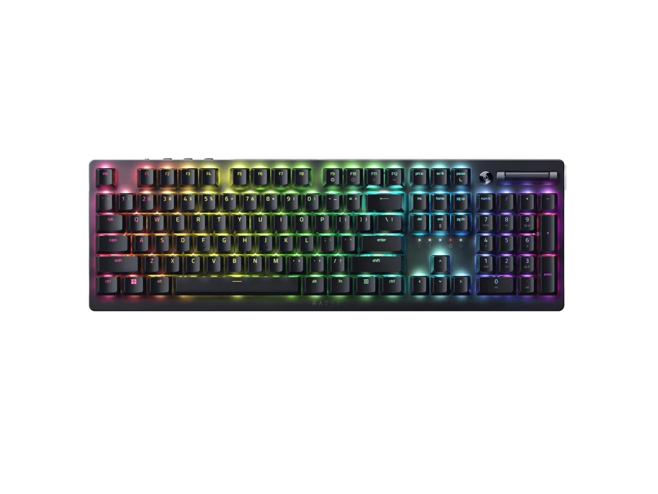 Razer DeathStalker V2 Pro Gaming Keyboard Dual Wireless Optical Red Switches US - Immagine 1 di 4