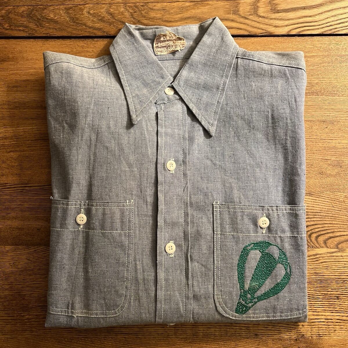 Chambray 1960s Vintage Casual Shirts for Men for sale | eBay Chambray 1960s Vintage Casual Shirts for Men for sale | eBay