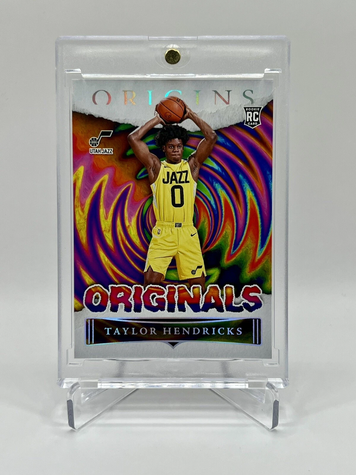 Taylor Hendricks 2023-24 Origins Originals SP Insert Rookie No. 2 - JAZZ