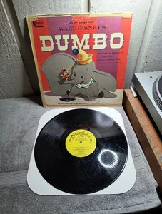 1959 Walt Disney's Dumbo Disneyland DQ 1204 Vinyl Record  - Foto 1 di 8
